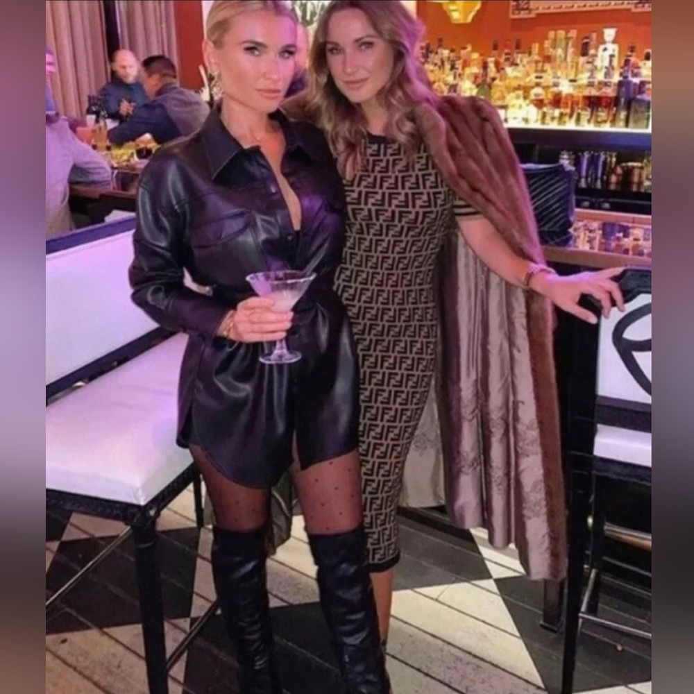 NWT ZARA Faux Leather Shaket-Shirt BLOGGER'S FAV.